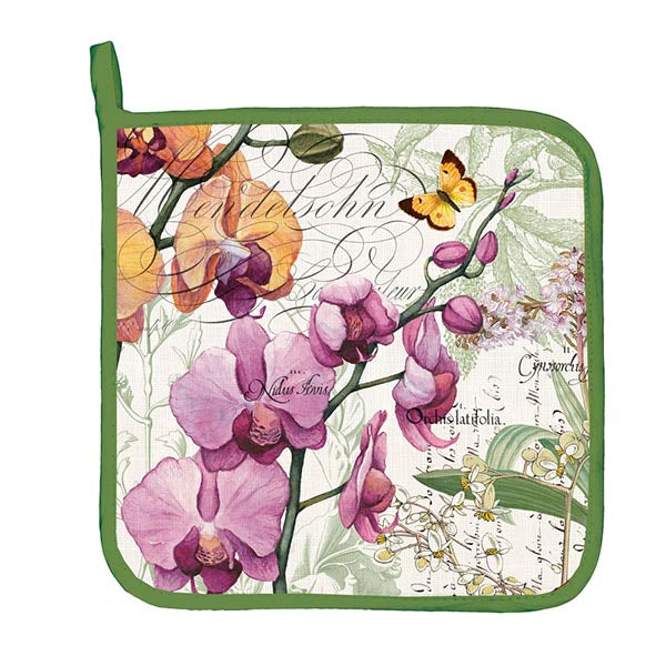 Grydelapper ORCHIDS IN BLOOM 2 stk Michel design works Michel design works Default Title