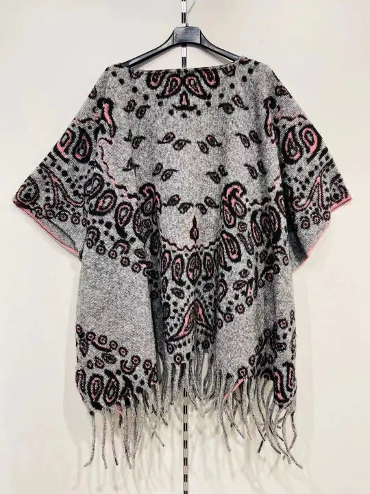 Strikket Poncho