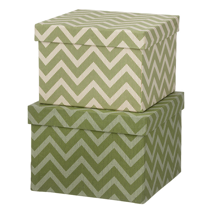 Kasser fra Bungalow Cubic Duo box M Wiggy Leaf Green Bungalow Default Title