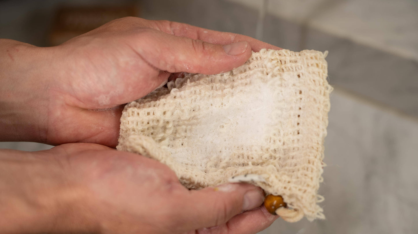 Sisal opbevaringspose & vask svamp Frenky Lewis