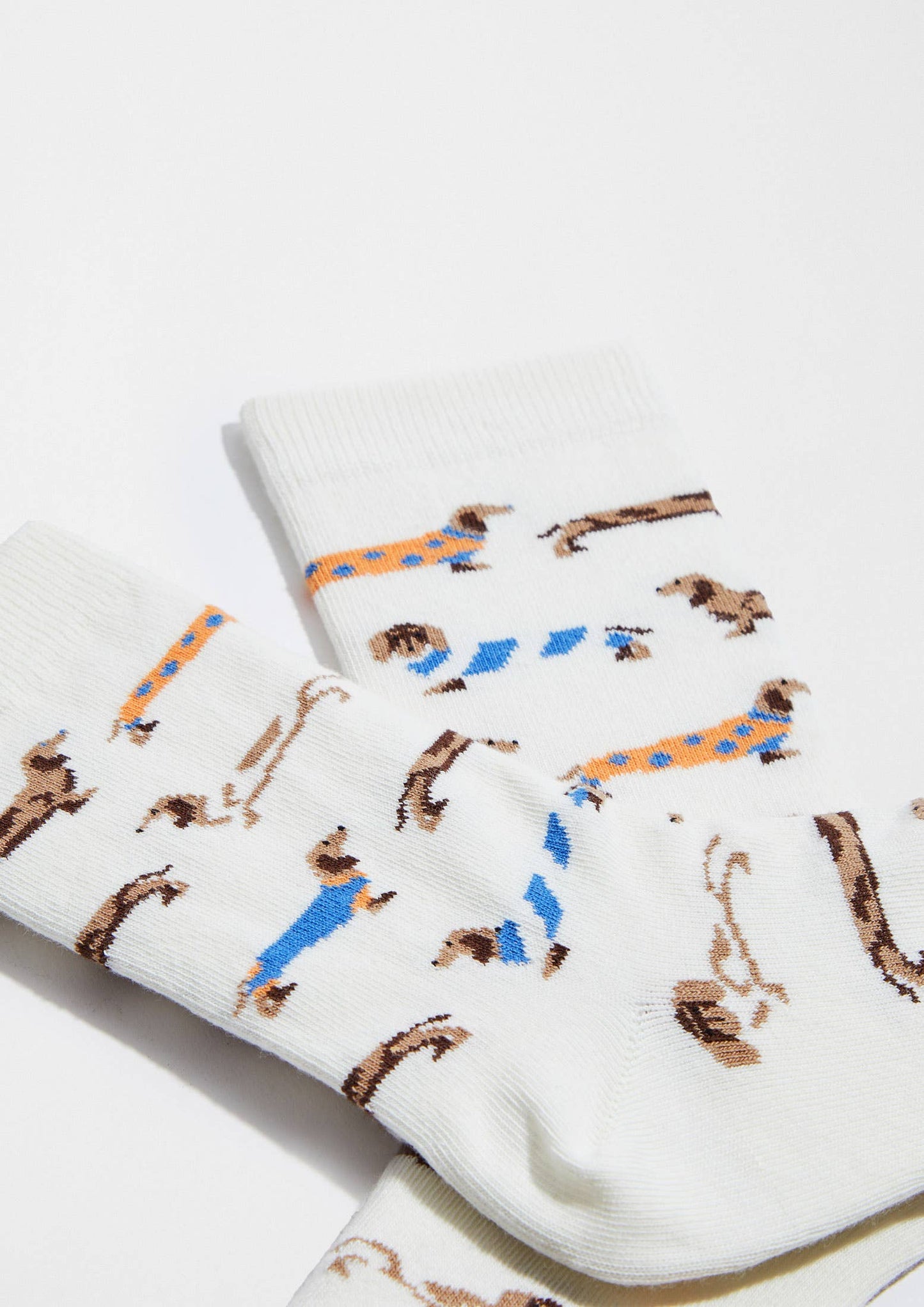 BePets OffWhite - 100% Økologiske Bomuldsstrømper