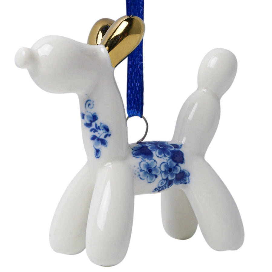 Ballon Hund Keramik - Heinen Delfts Blauw Ornament Heinen Delfts Blauw