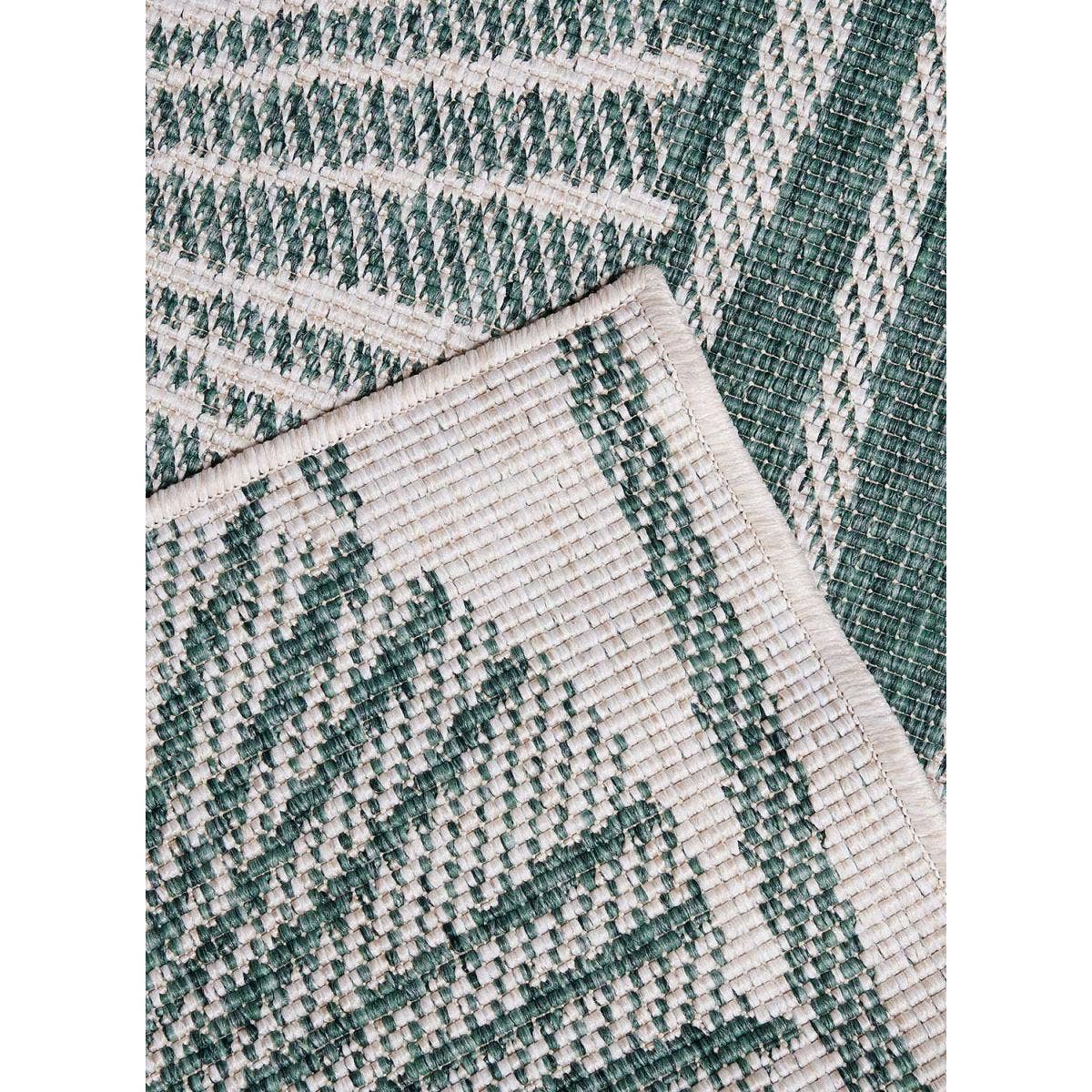 Udendørs Tæppe Vendbart Grønt 60X110Cm