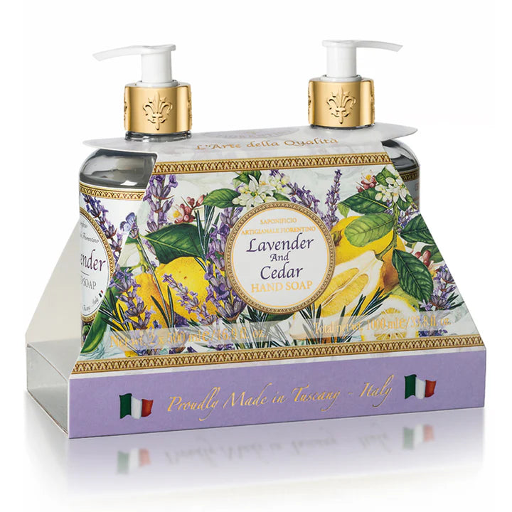 Håndsæbe Sæt – Lavendel & Citron 2 x 500 ml | Saponificio Artigianale Fiorentino