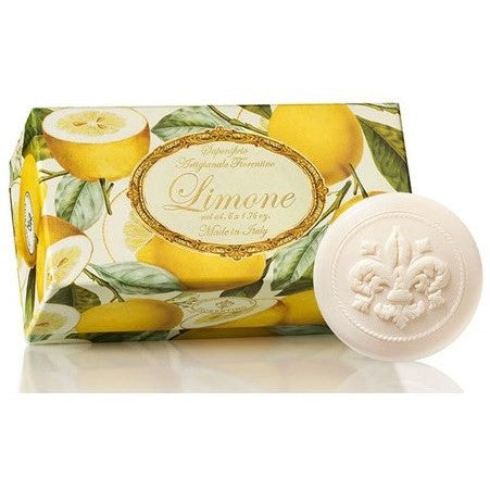 Italiensk håndsæbe Limone 3 stk. i Gaveæske Saponificio Artigianale Fiorentino