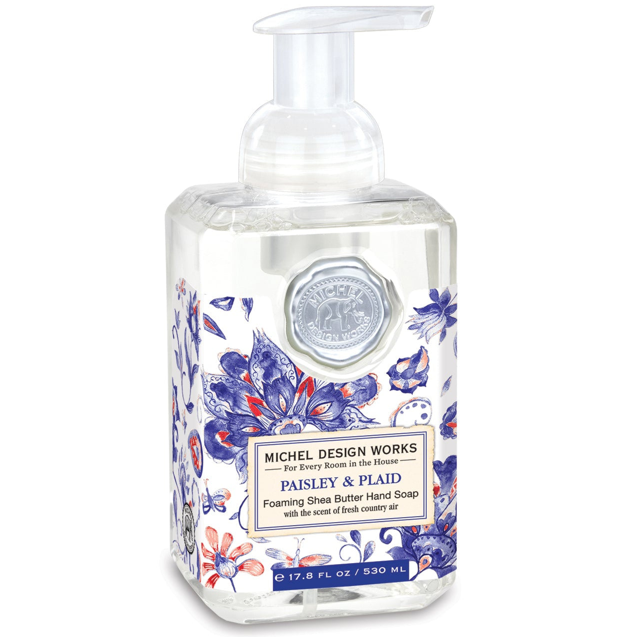 Skum håndsæbe Paisley & Plaid Michel Design Works