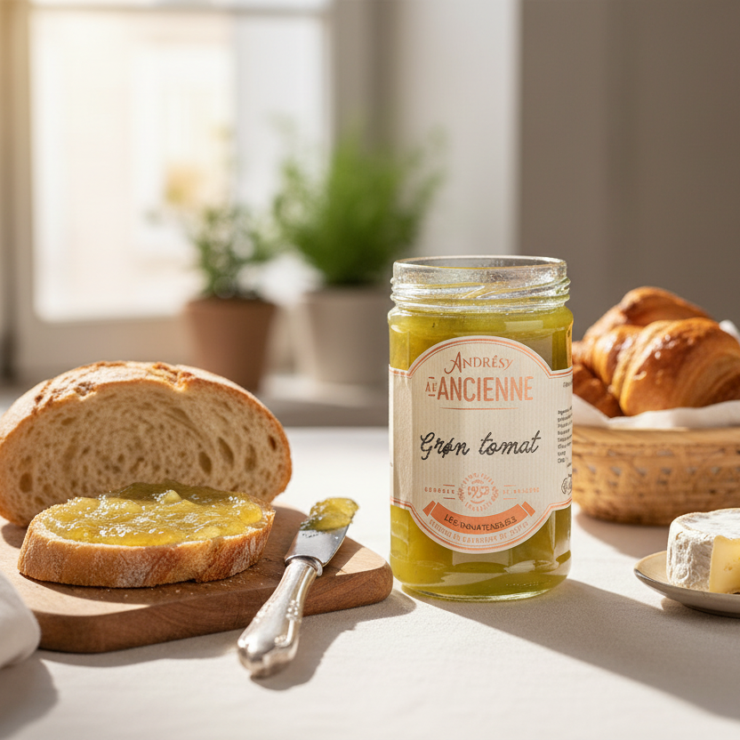 Grøn Tomat Syltetøj - Andrésy Ancienne 270g Syltetøj & Marmelade Maison Andresy
