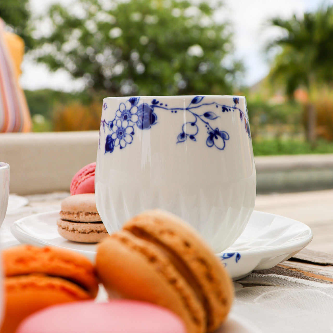 Kaffekop Foldet blå Heinen Delfts Blauw