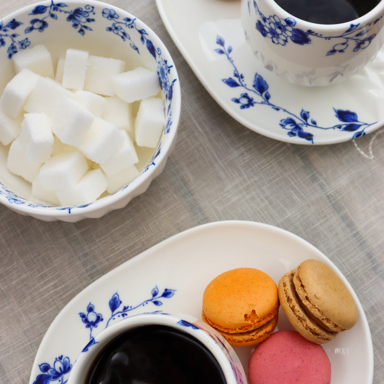 Kaffekop Foldet blå Heinen Delfts Blauw