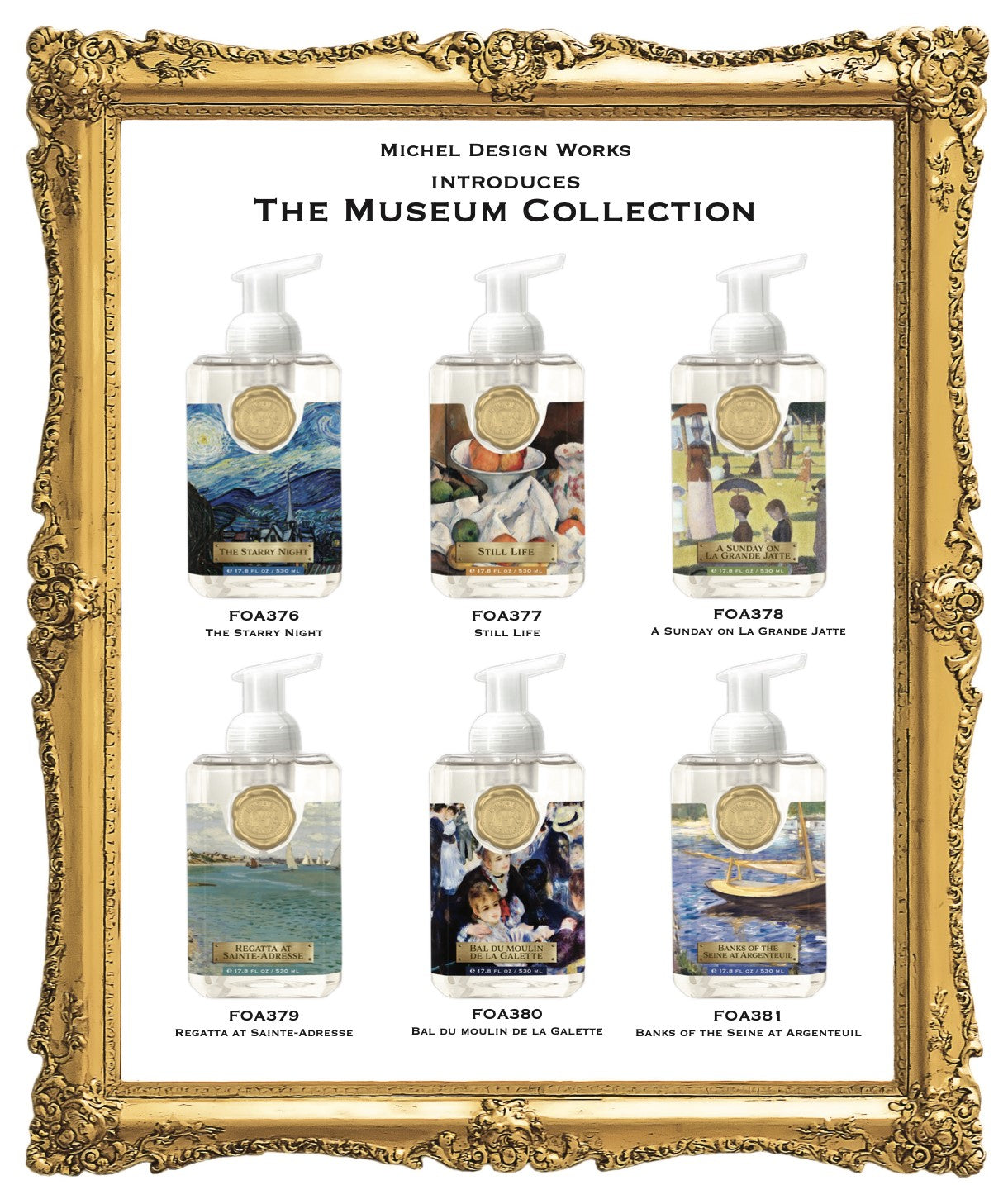 Skum Håndsæbe Pierre Auguste Renoir 530ml - Michel Design Works Michel design works