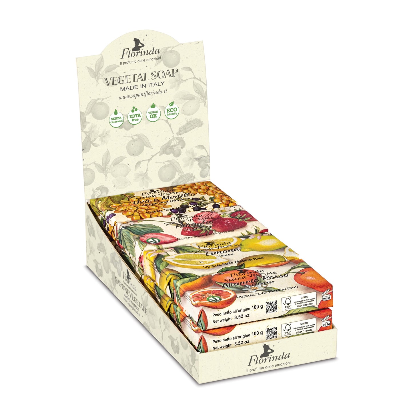 Håndsæbe Frugt Florinda 100 gram