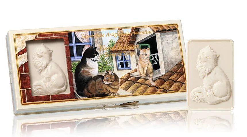 sæbe med katte floral bouquet 3x125 gram
