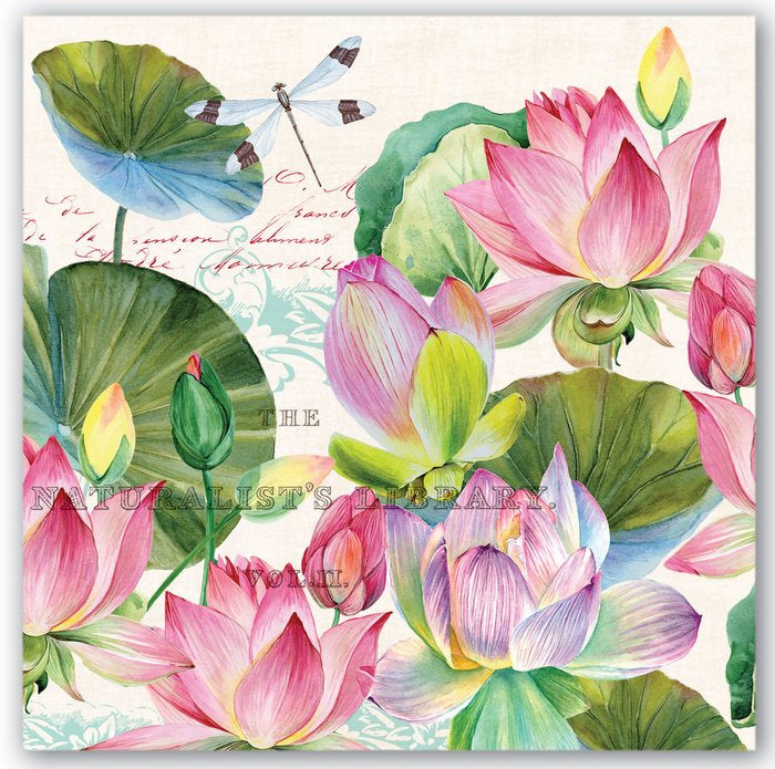 Frokost servietter WATER LILIES