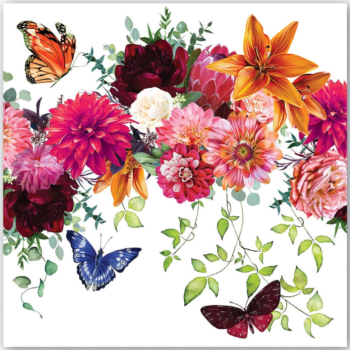Frokost servietter Floral Melody Michel Design Works
