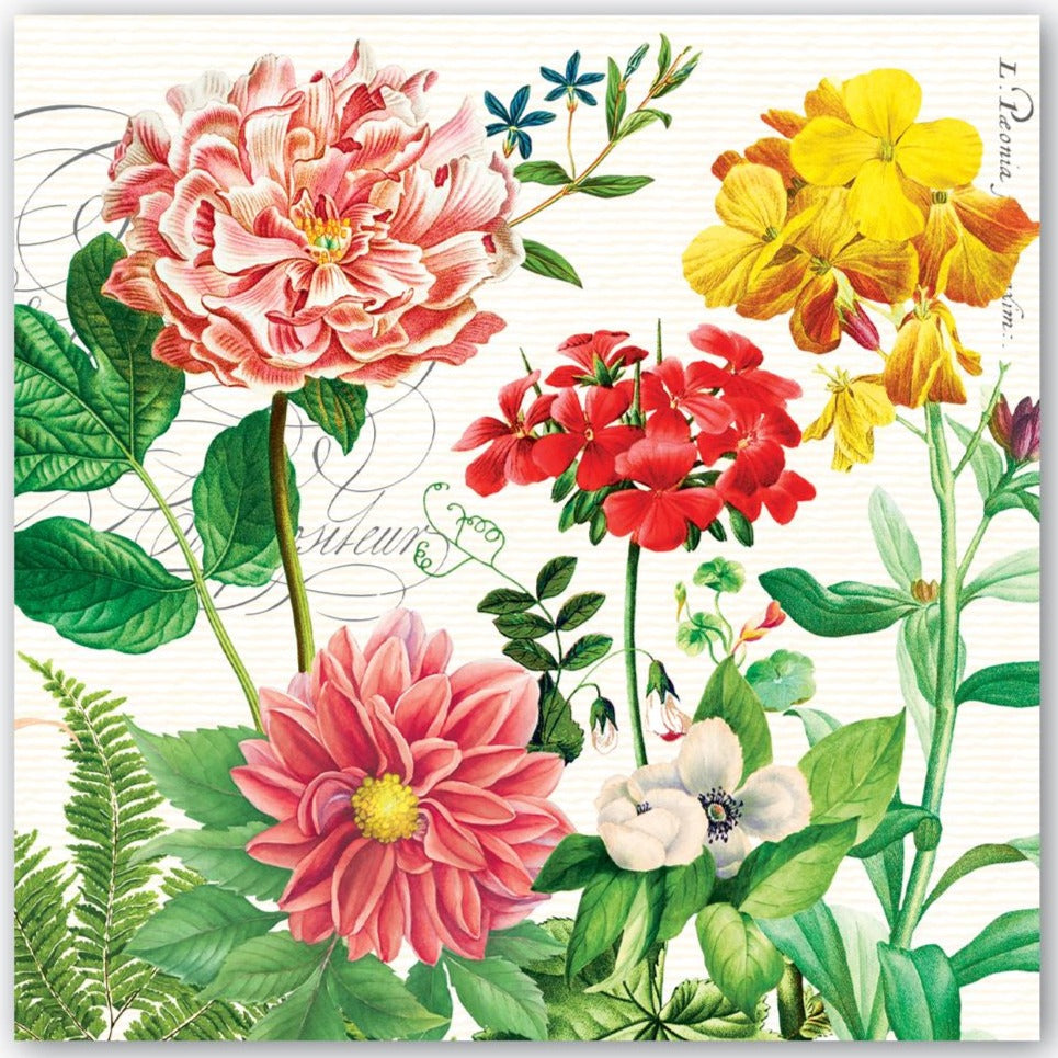 Frokost servietter Poppies and Posies Michel Design Works