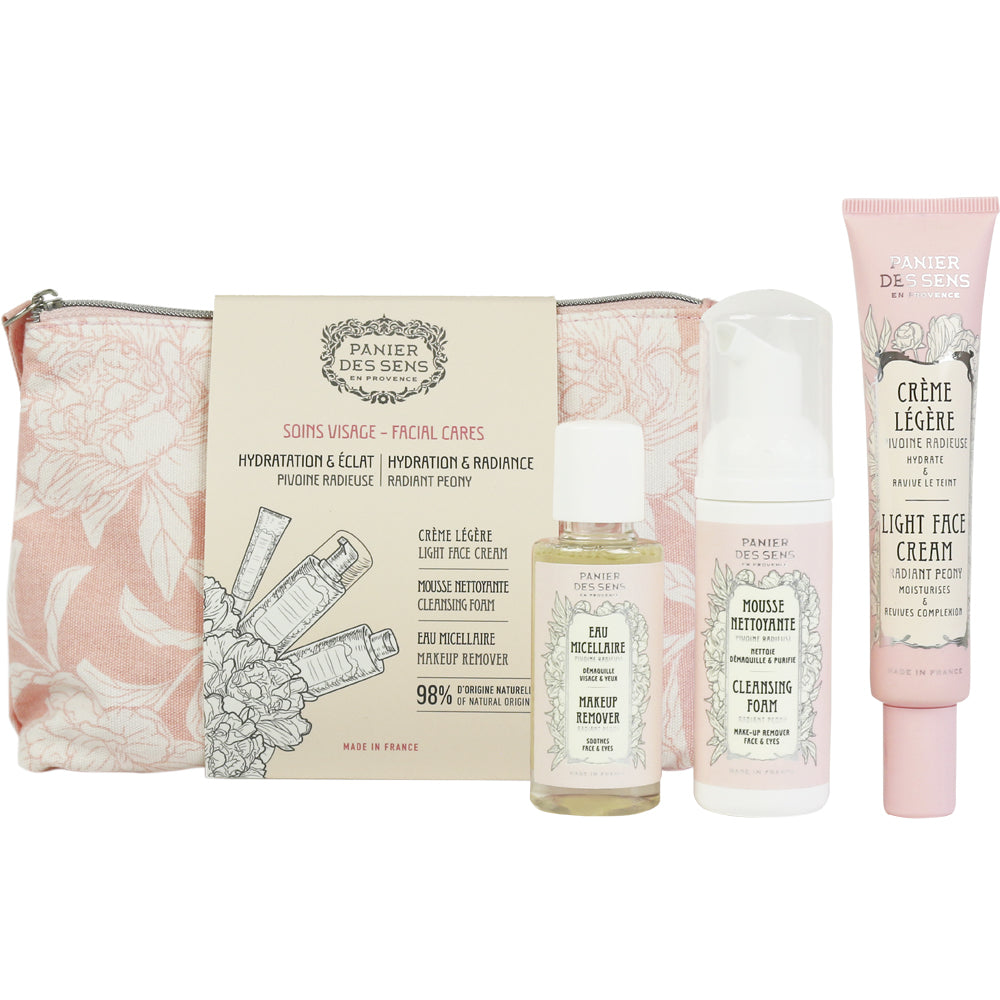 Radiant Travel face care set