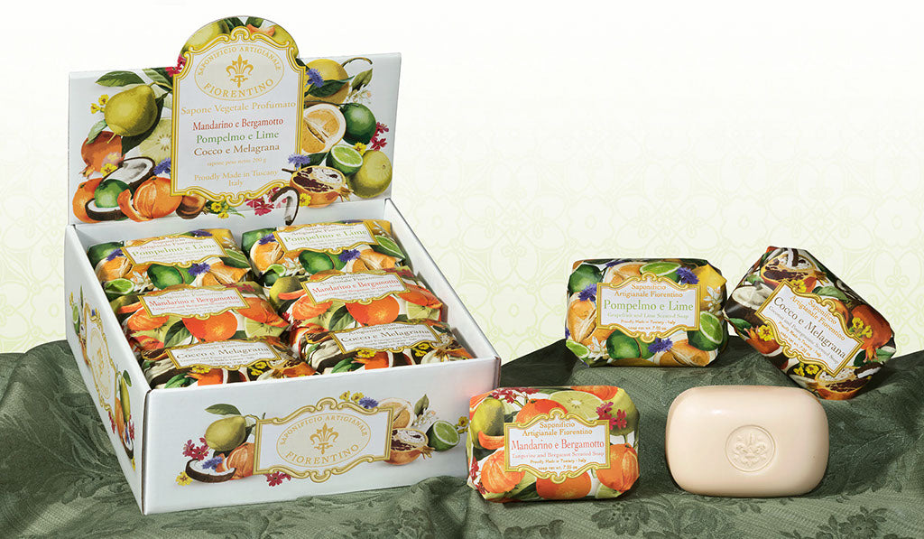 Italiensk håndsæbe granatæble og kokos Saponificio Artigianale Fiorentino