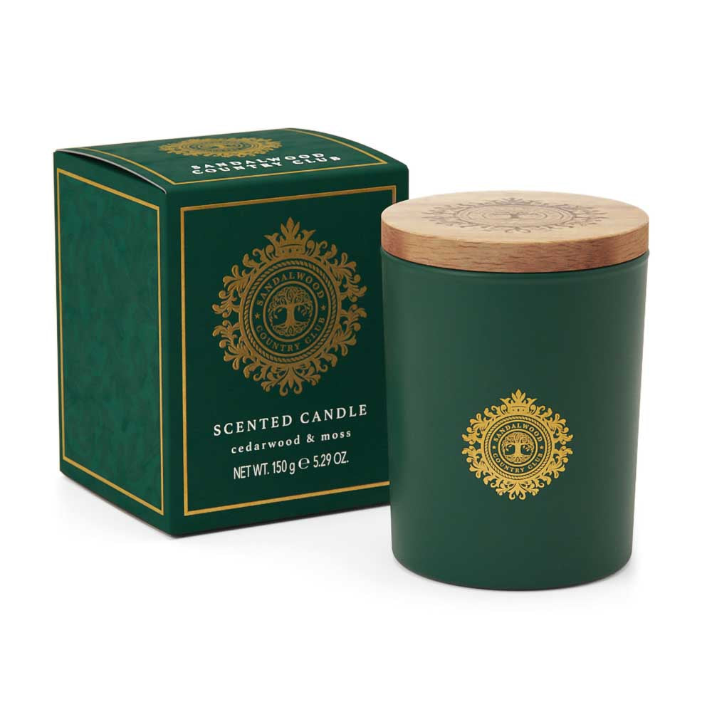 Sandelwood Country Club Duft Lys 150g Driftwood & Sea Salt