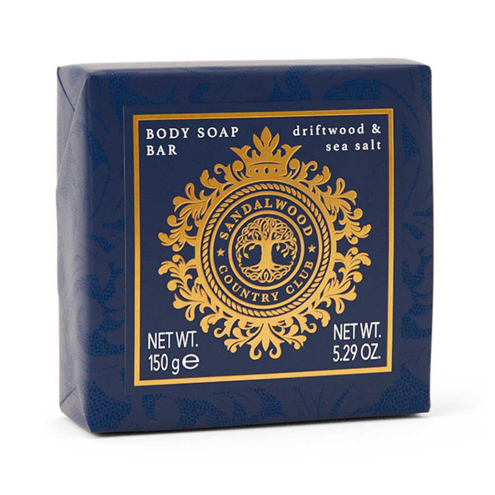 Sandelwood Country Club sæbe bar 150g Driftwood & Sea Salt
