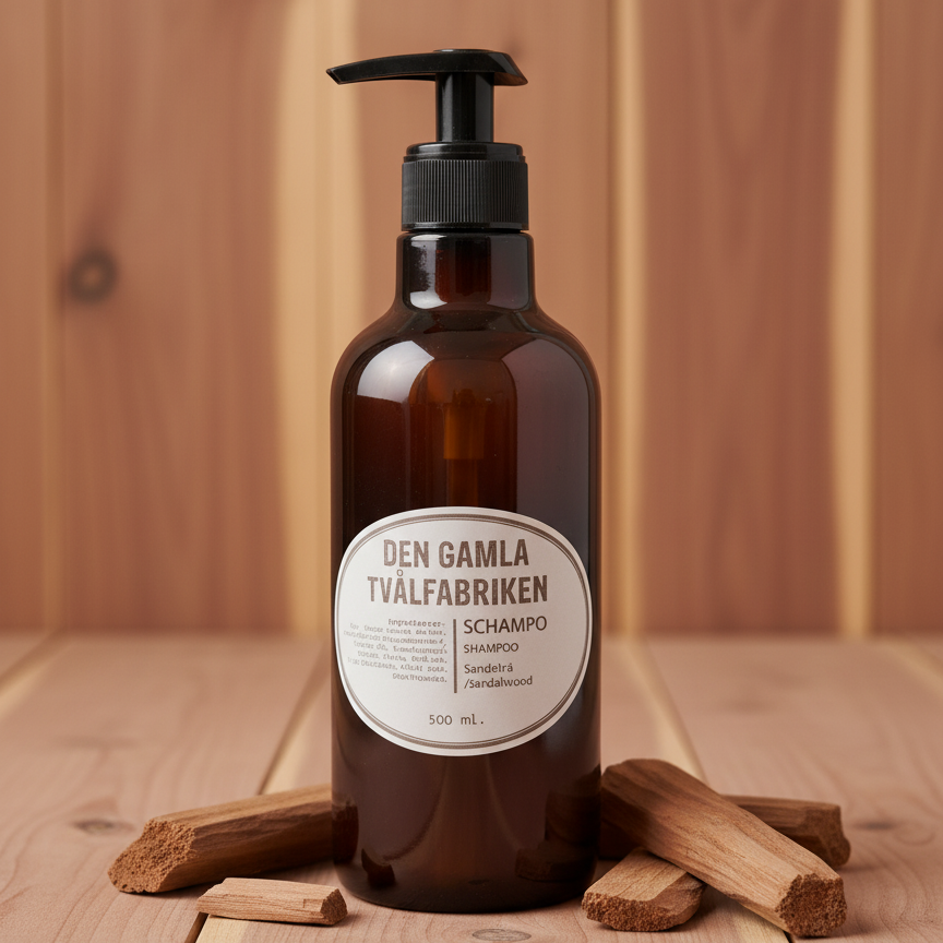 Den gamla tvalfabriken Shampoo 500 ml - Sandeltræ Den gamla tvalfabriken