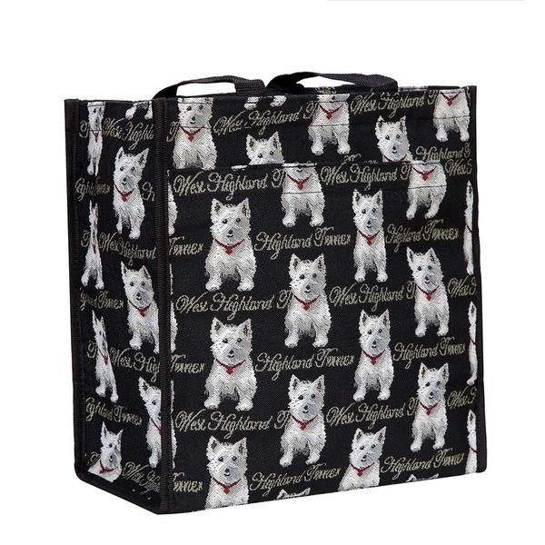 Gobelin Shopper Westie White Hunde