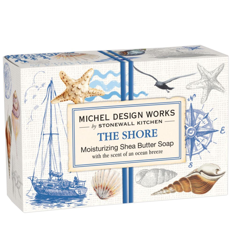 Hånd og badesæbe i box The shore Michel Design Works 127 gram