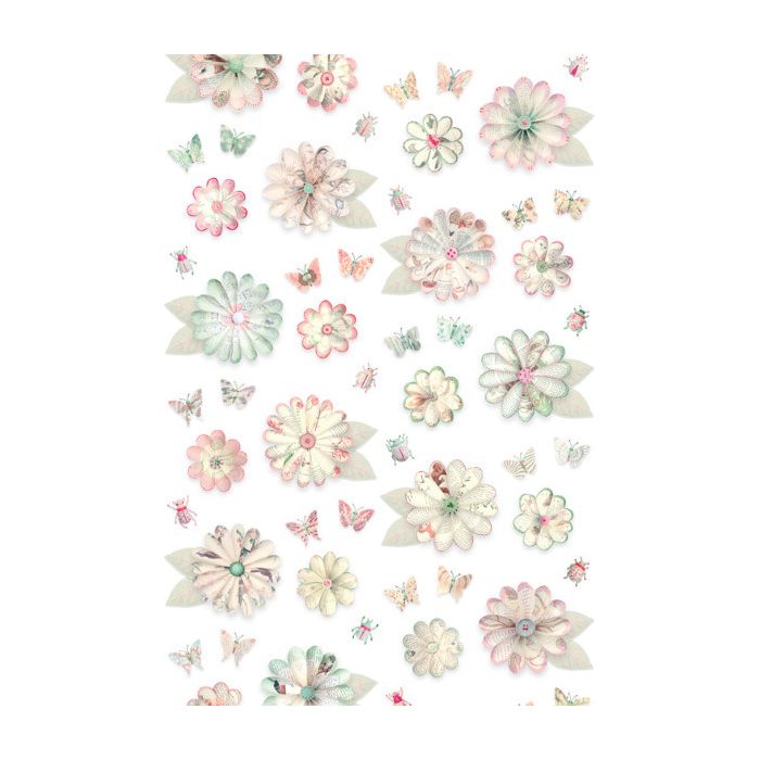 Tapet blomster, sommerfugle og biller fra Studio Ditte