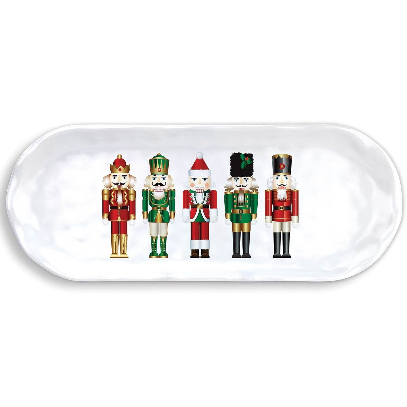 Ovalt fad NUTCRACKER melamin 40 cm x 16 cm Michel Design Works Michel design works
