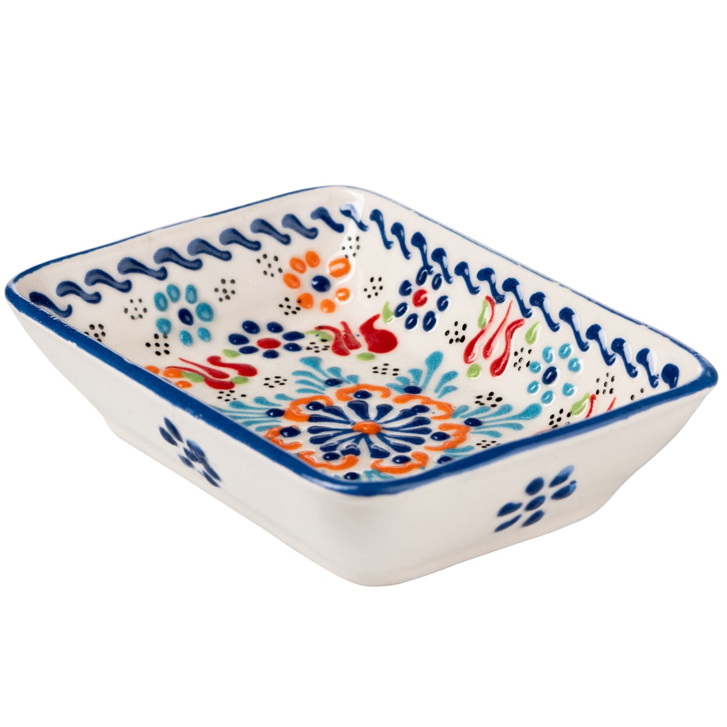 Sæbeskål Håndlavet keramisk Mutifarvet - Ottoman Royal Orient Cosmetic Default Title