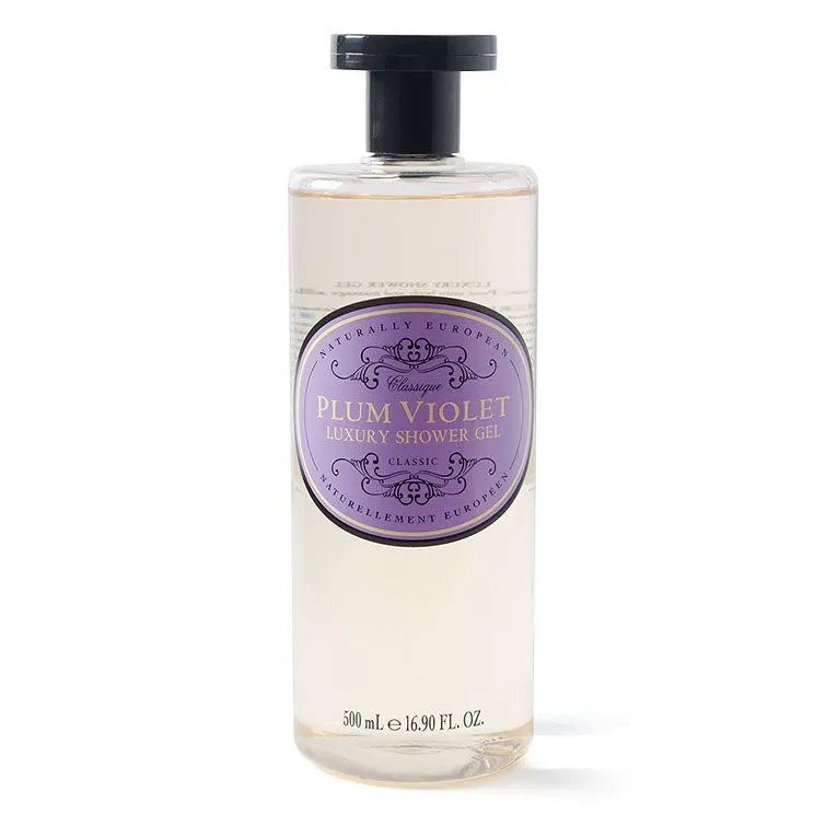 Naturally European Plum Violet Shower Gel 500 ml The Somerset Toiletry Company