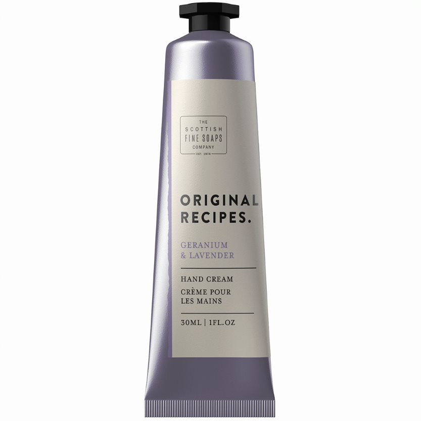 Classic håndcreme Geranium & lavendel - THE SCOTTISH FINE SOAPS COMPANY