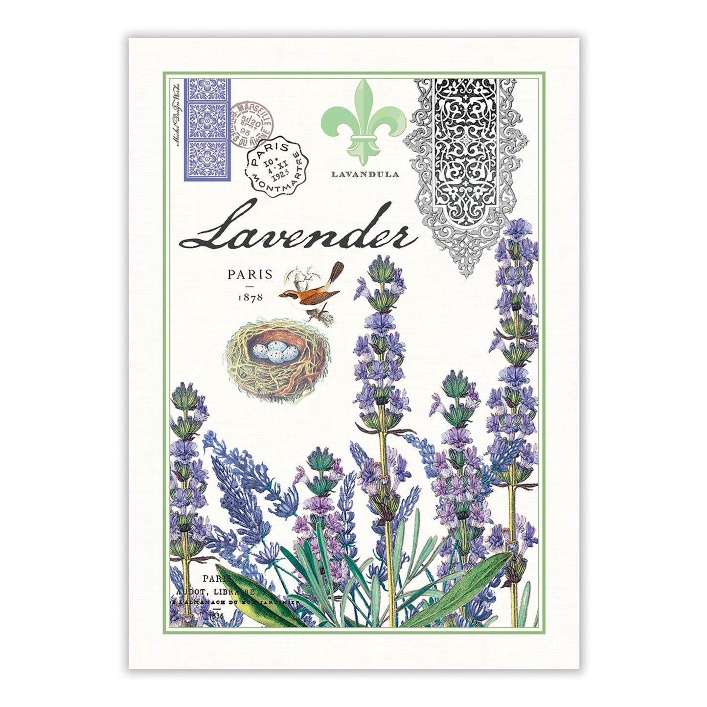 Viskestykke Lavender Rosemary - Michel Design Works Michel design works Default Title