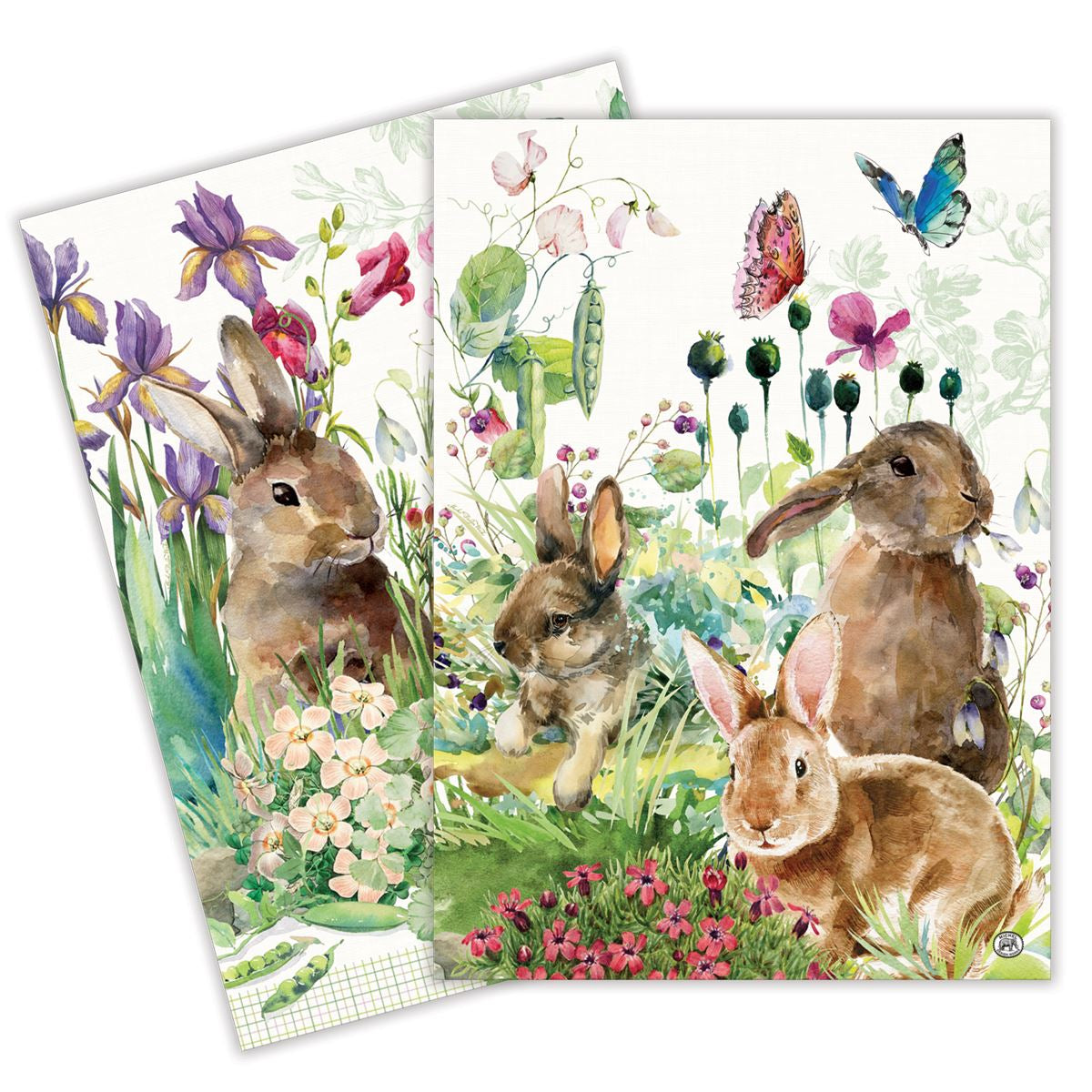 Viskestykke Bunny Meadow 2 stk Michel Design Works Michel design works Default Title