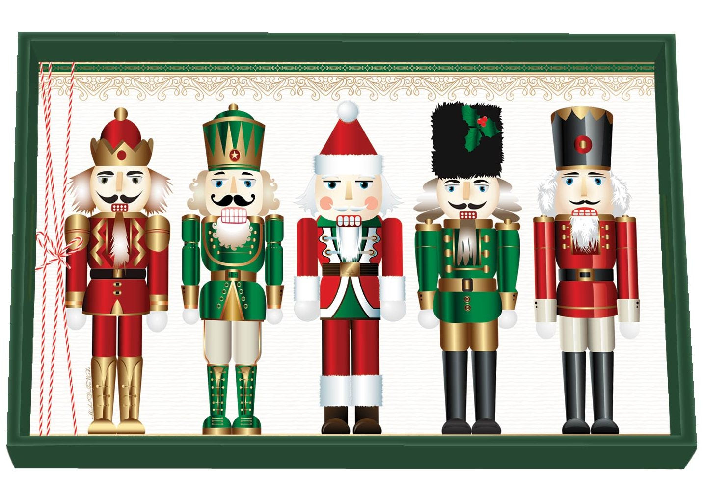 Træbakke lille NUTCRACKER Michel Design Works