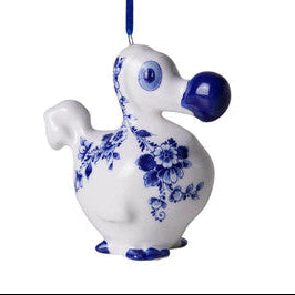 Julepynt Dodo – 8 cm | Heinen Delfts Blauw Julepynt Heinen Delfts Blauw