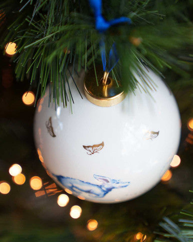 Julekugle Teckel Nhaan Boldspil – Heinen Delfts Blauw Julepynt Heinen Delfts Blauw