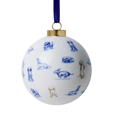 Julekugle Teckel Nhaan Hundetricks – Heinen Delfts Blauw Julepynt Heinen Delfts Blauw