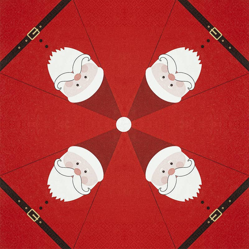 Juleservietter Fold Me Santa – 20 stk. | Home Fashion Servietter Home Fashion - Carl Dietrich GmbH