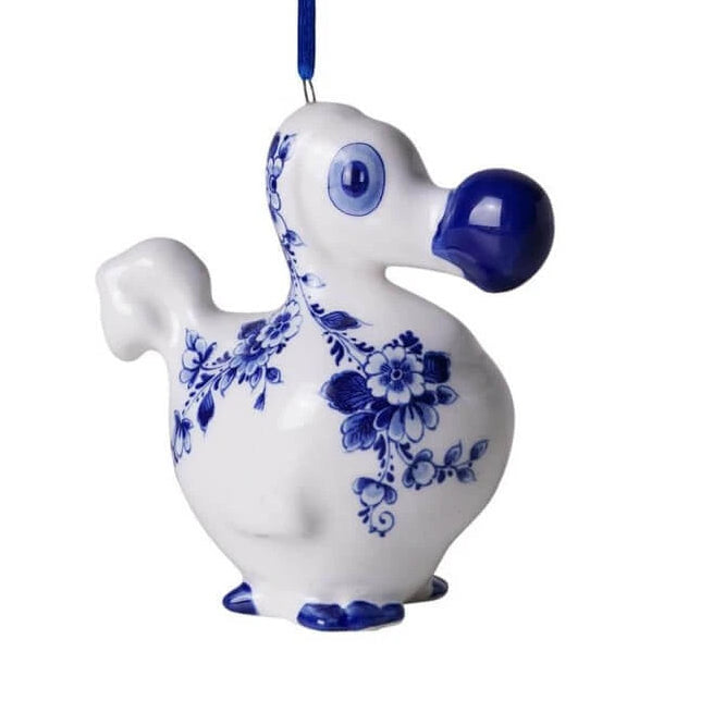 Julepynt Dodo - 8 cm | Heinen Delfts Blauw Julepynt Heinen Delfts Blauw