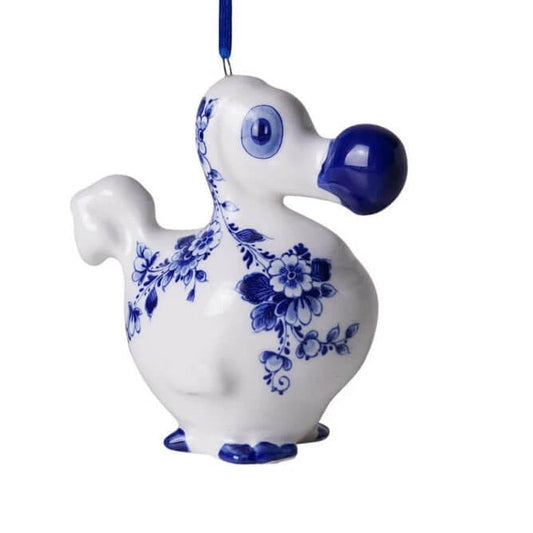 Julepynt Dodo - 8 cm | Heinen Delfts Blauw Julepynt Heinen Delfts Blauw