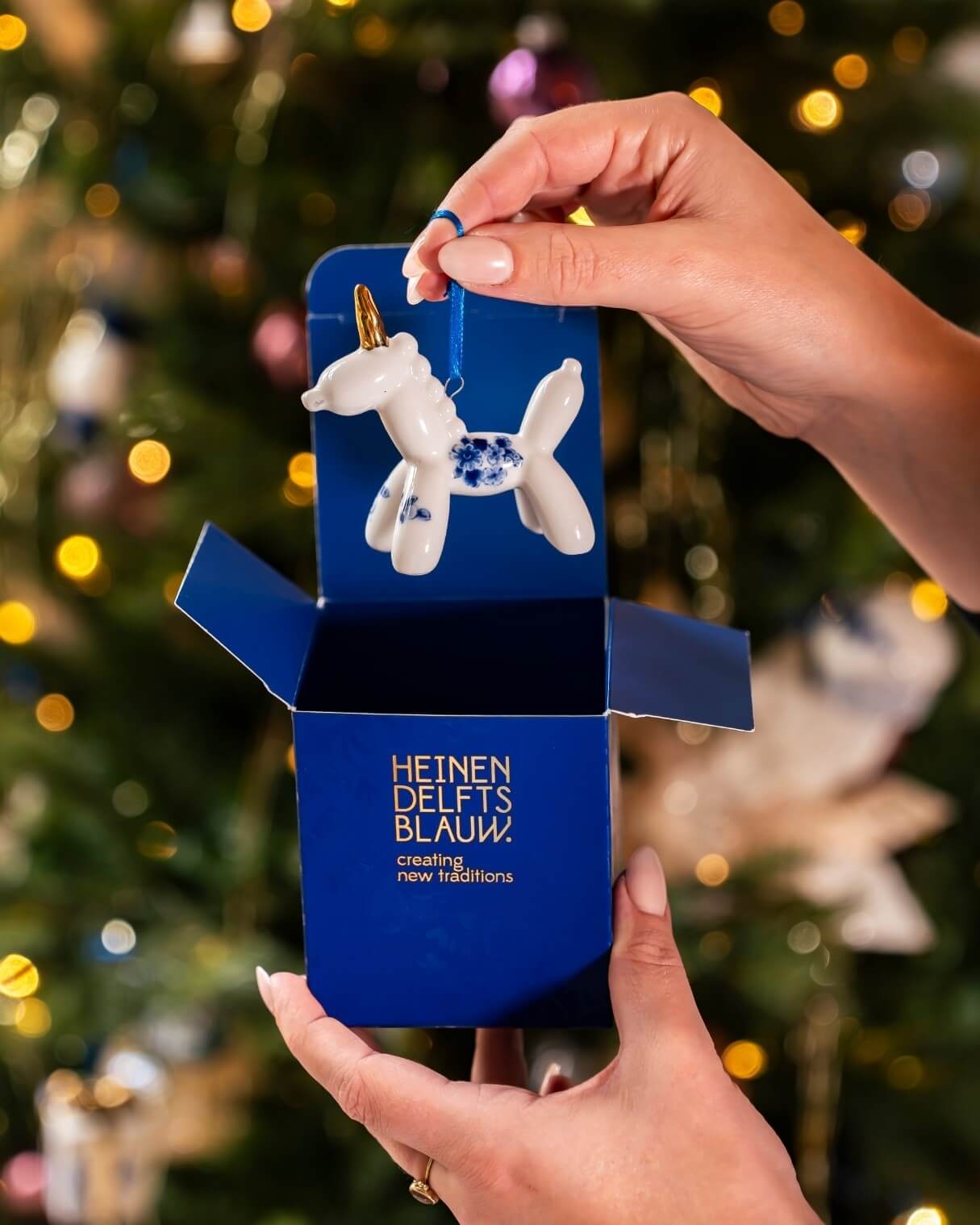 Gavæske lille – Julemotiv | Heinen Delfts Blauw