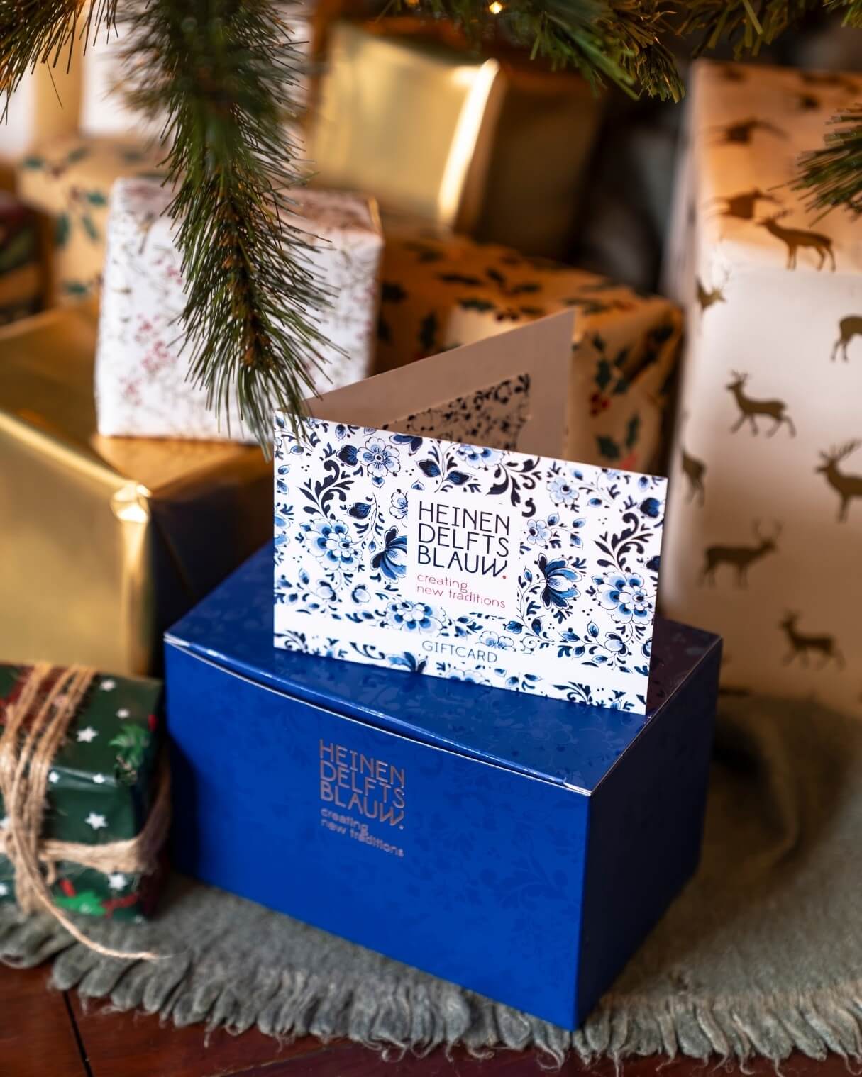 Gavæske stor – Julepåhæng | Heinen Delfts Blauw