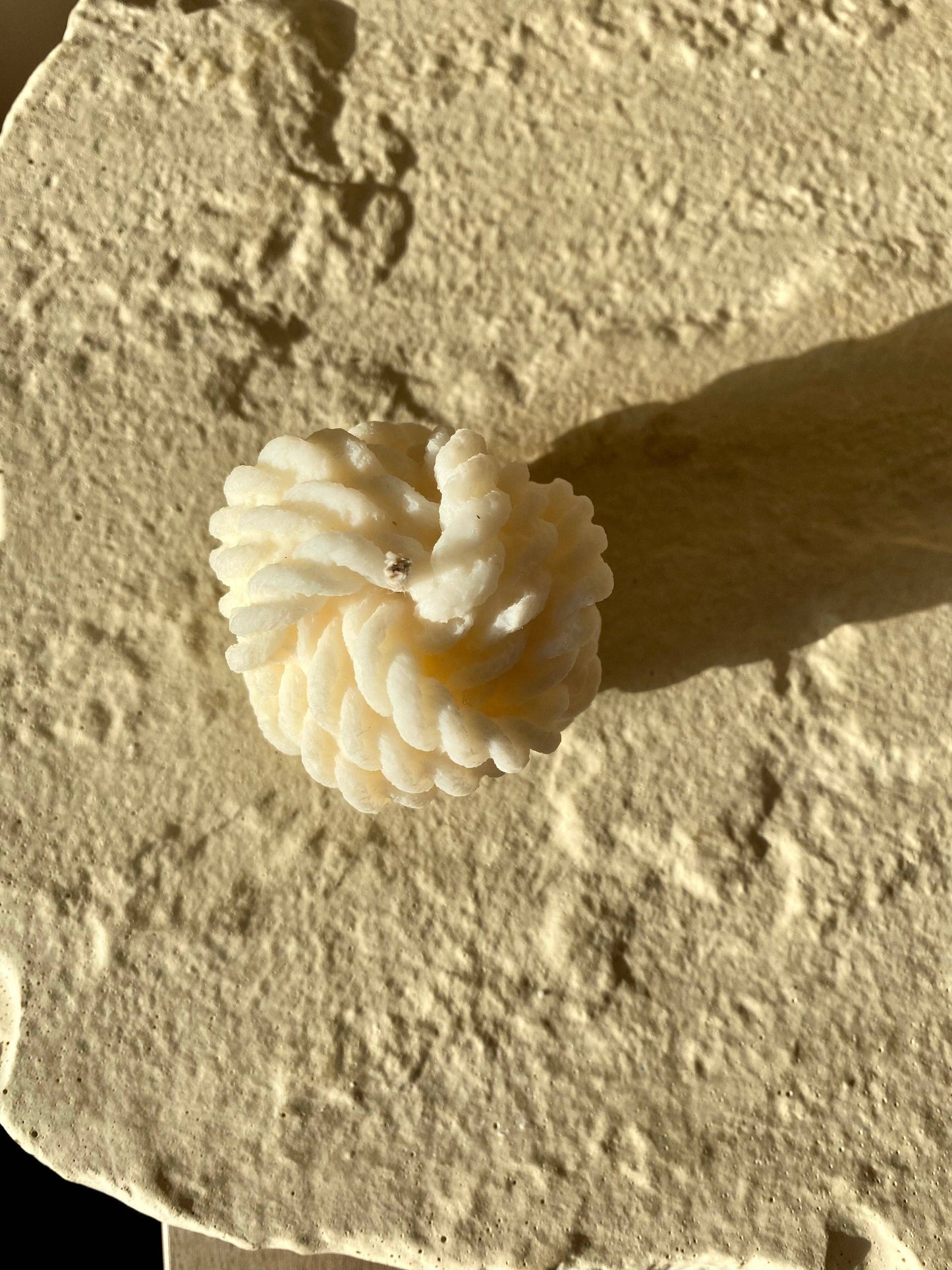 Stearinlys Knude Kugle af Uld - Pétale de cire Stearinlys Pétale de cire