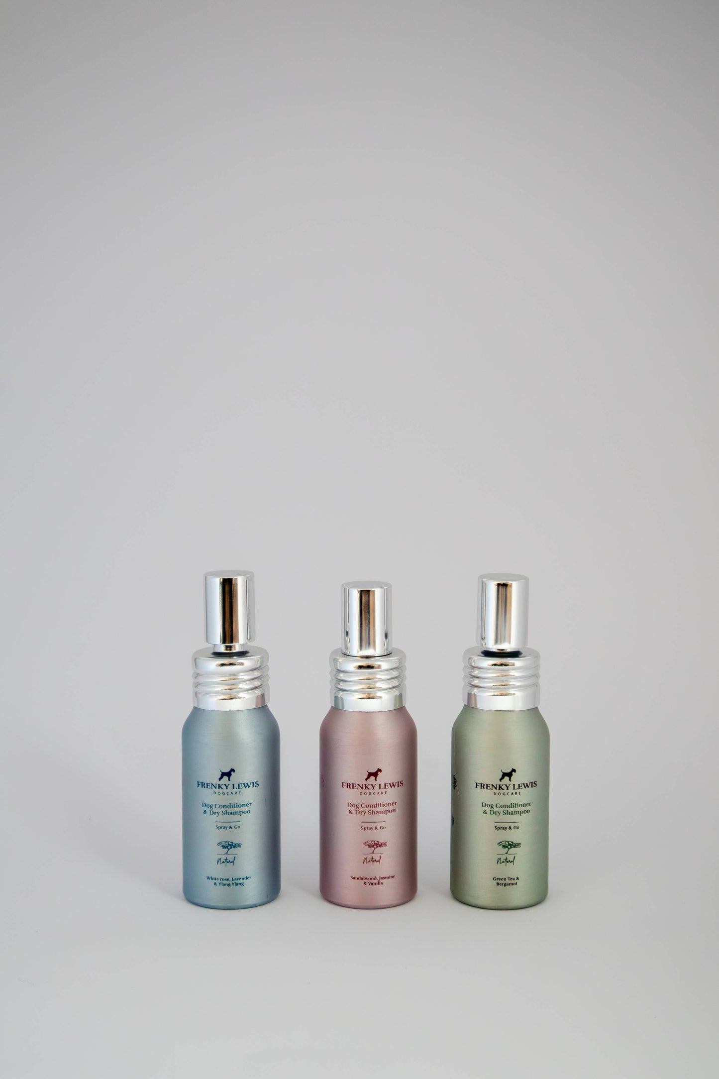 Tørshampoo & Balsam til hunde – Grøn te og bergamot – 30 ml Frenky Lewis B.V.