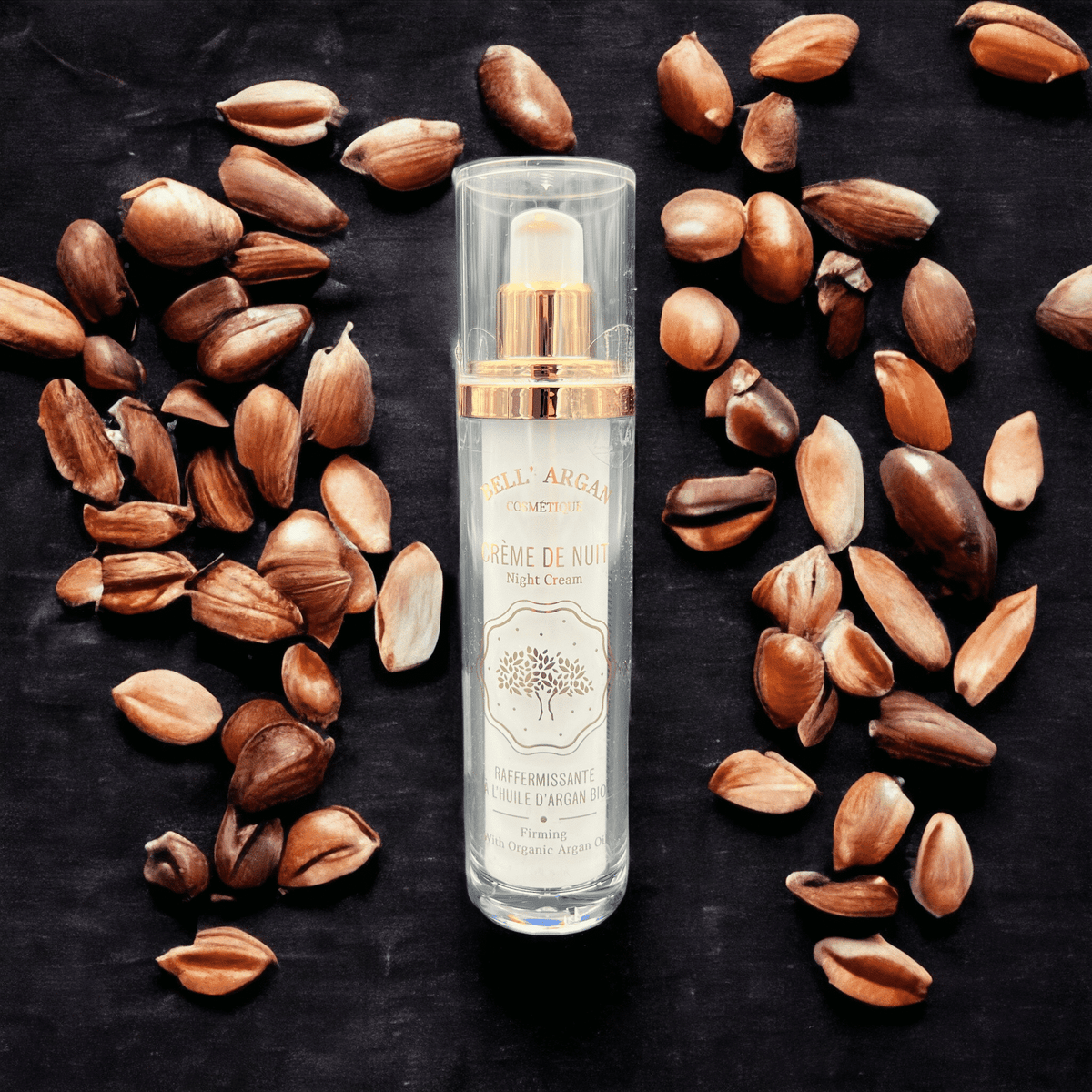 Nattecreme med økologisk arganolie 50 ml Ansigtscreme S2Z Cosmetics