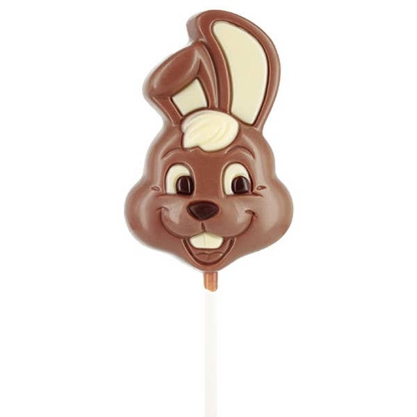 Kanin slikkepind af chokolade
