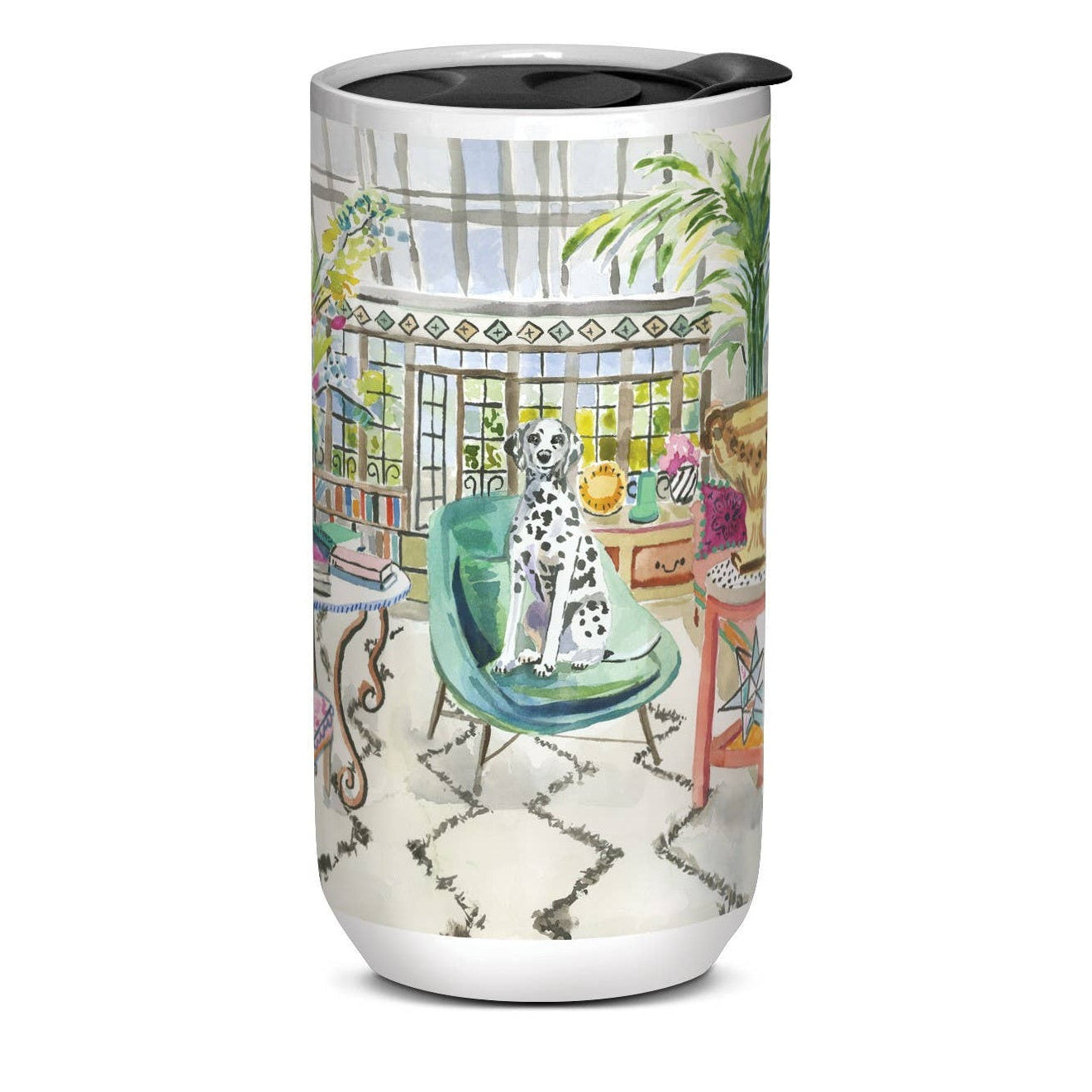 Dalmatiner hund kæmpe keramik krus - Uptown Pets Punch Studio