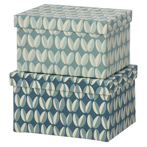 Kasser fra Bungalow Brick Duo box Arabica Ocean Blue 