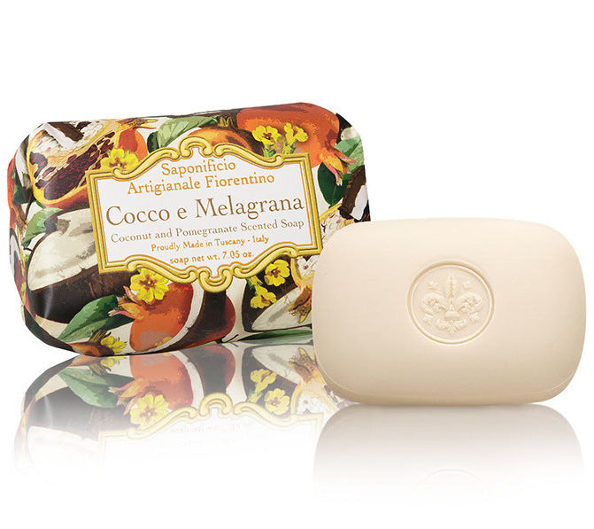 Italienske Vegetabilske Sæber 200g - Mandarin, Pomelo & Kokos Saponificio Artigianale Fiorentino