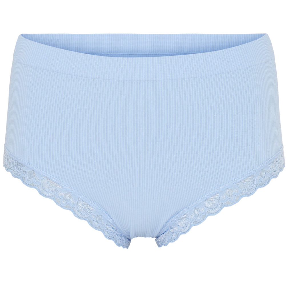 Tim & Simonsen Feline Rib Midi Panties – flere størrelser og farver Tim & Simonsen Azzurro S/M